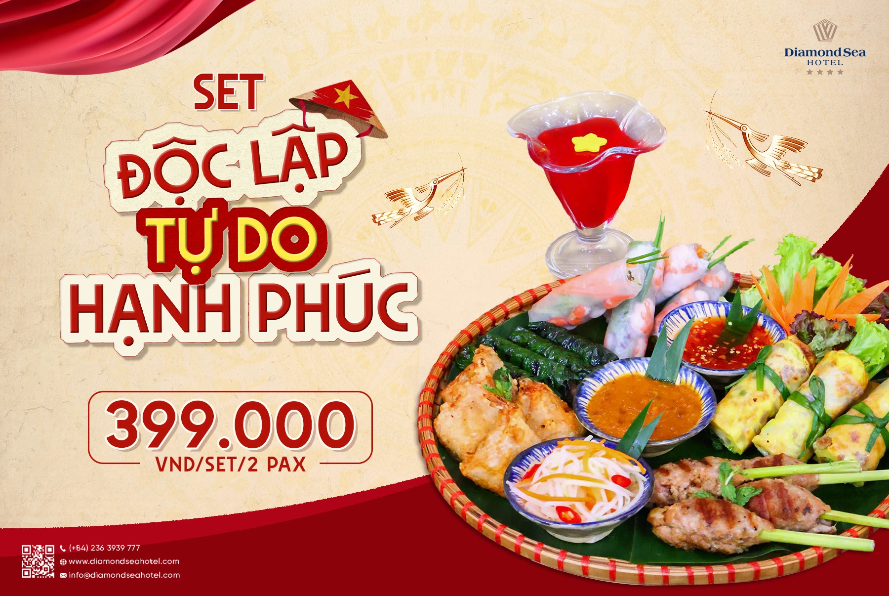 Celebrate Vietnam’s National Day on September 2nd By Enjoying The "Independence - Freedom - Happiness" Set